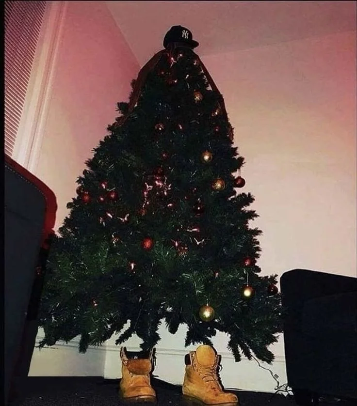 cursed christmas tree images