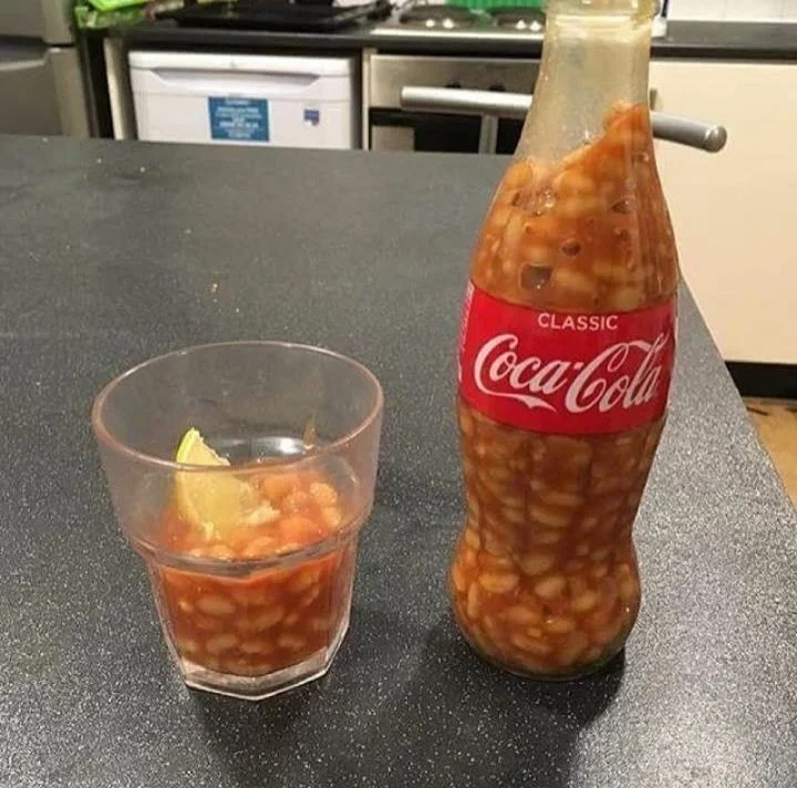 cursed food images beans