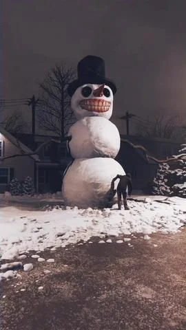 cursed snowman images